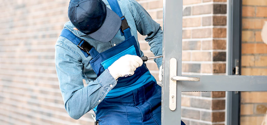 Pivot Storefront Door Locks Installation in Kendall, Florida